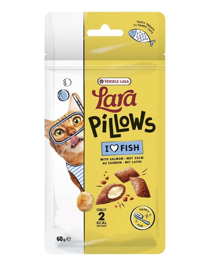 VERSELE-LAGA Lara Snack Pillows with Salmon Happy Fur 60g friandise soutenant un pelage magnifique