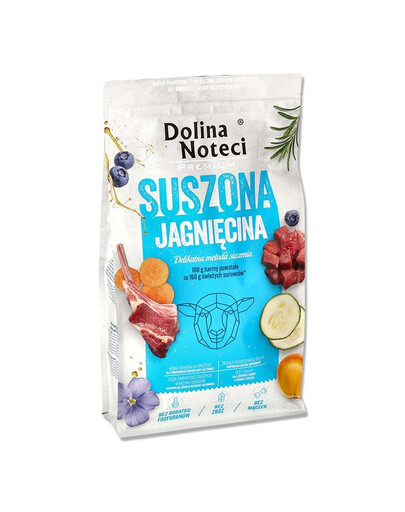 Premium Suszona jagnięcina dla psa 9 kg