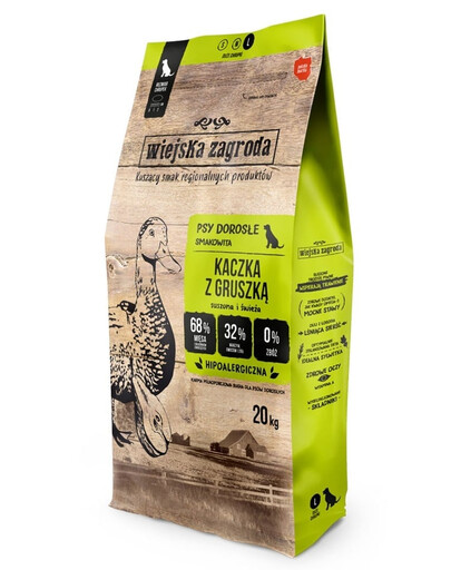 WIEJSKA ZAGRODA Canard à la poire, croquants, M, 2 x 20 kg