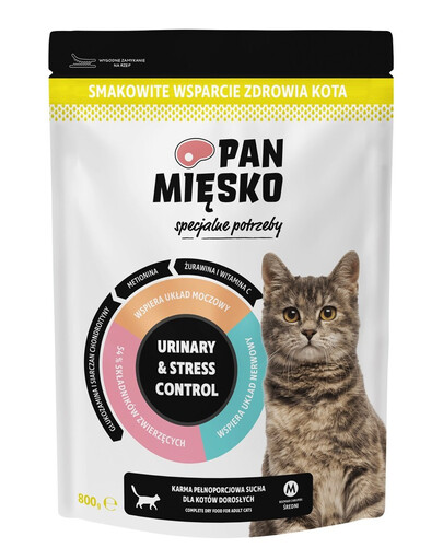 Specjalne potrzeby Urinary & Stress Control dla kotów 800 g