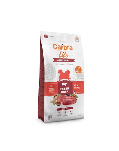 CALIBRA Dog Life Adult Small Fresh Beef 6 kg avec du bœuf pour chiens de petites races