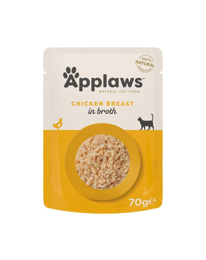 APPLAWS Cat Adult Pouch Chicken in Broth poitrine de poulet dans un bouillon 70 g