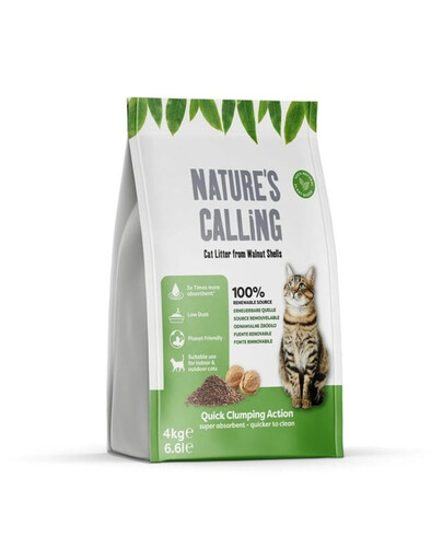 APPLAWS Nature's Calling Cat Litter 4 kg litière naturelle pour chats