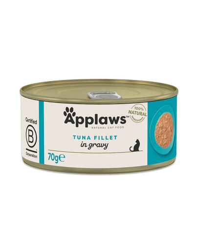 APPLAWS Cat Adult Tuna in Gravy filet de thon en sauce 70 g