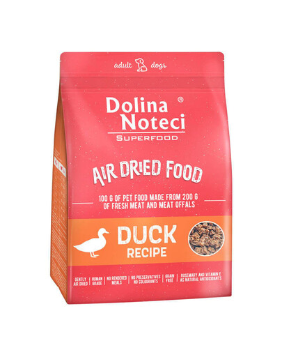 DOLINA NOTECI Superfood Plat à base de canard, nourriture séchée, 1 kg