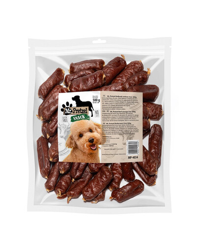 MR. PRETZEL Saucisses de boeuf 500 g friandise pour chien