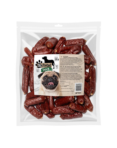 MR. PRETZEL Saucisses d'agneau 500 g friandise pour chien