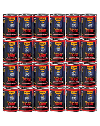 PRIMAL SPIRIT Iberian Mediterranean Farm mokra karma dla psa 24x400 g