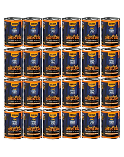 PRIMAL SPIRIT Iberian Ancestral Grassland wet dog food 24×400 g