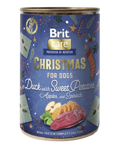 BRIT Care Dog Christmas Mono Protein Duck 400g nourriture monoprotein à base de canard pour chiens