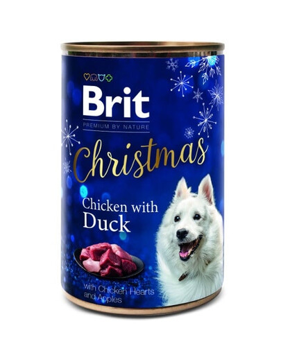 BRIT Premium By Nature Dog Christmas Chicken with Duck 400g avec poulet et canard pour chiens