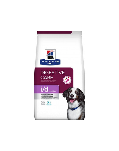 HILL'S Prescription Diet Sensitive Digestive Care i/d Activ Biome œuf et riz 12 kg pour chiens au système digestif sensible + friandises OFFERTES
