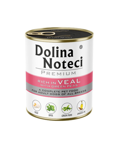DOLINA NOTECI Premium Riche en veau avec petits pois 800 g