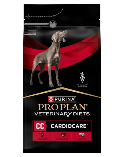 PURINA PRO PLAN Veterinary Diets Canine CC Cardiocare 3 kg pour les chiens nécessitant un soutien des fonctions cardiaques