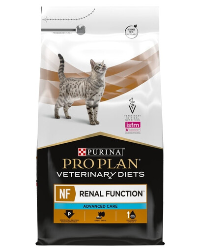 PURINA PRO PLAN Veterinary Diets Feline NF Renal Function Advanced Care 5 kg nourriture sèche pour chats atteints d'insuffisance rénale chronique