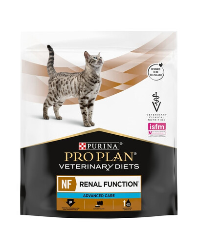 PURINA PRO PLAN Veterinary Diets Feline NF Renal Function Advanced Care 350 g nourriture sèche pour chats souffrant d'insuffisance rénale chronique