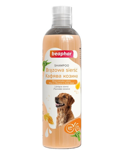 BEAPHAR Shampoo Brown Coat 250 ml shampoo pour pelage foncé et noir pour chiens