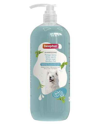BEAPHAR Shampoo White Coat 1 l shampoo pour les poils blancs et clairs des chiens