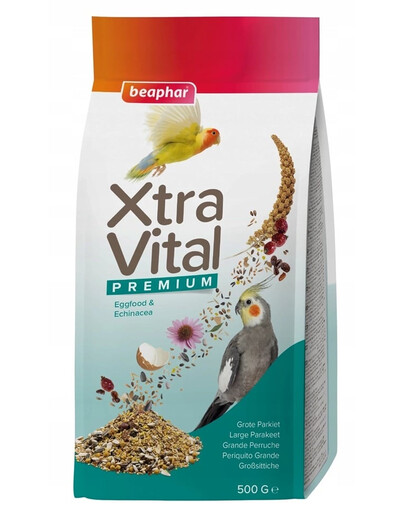 BEAPHAR XtraVital Large Parakeet 500 g nourriture complète pour grandes perruches