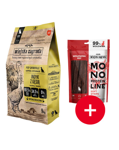 FERME RURALE Dinde et oie croustillantes M 9 kg + friandise OFFERTE