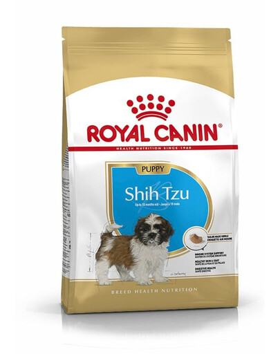 ROYAL CANIN Shih Tzu Puppy Junior, croquettes pour chiots de race Shih Tzu jusqu'à 10 mois, 2 x 1,5 kg