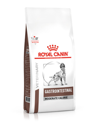 ROYAL CANIN Dog gastro-intestinal moderate calorie 2x2 kg : croquettes hypocaloriques pour chiens souffrant de troubles gastro-intestinaux