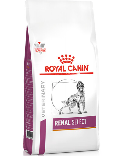 ROYAL CANIN Renal Select Canine: croquettes pour chiens souffrant d'insuffisance rénale chronique 4 x 2 kg