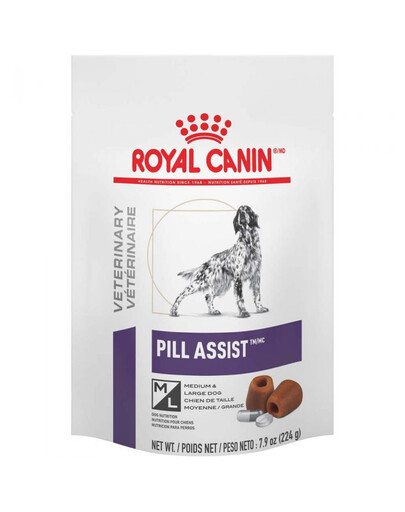 ROYAL CANIN Pill Assist Large Dog : friandises pour faciliter l'administration de comprimés aux chiens, 6 x 224 g