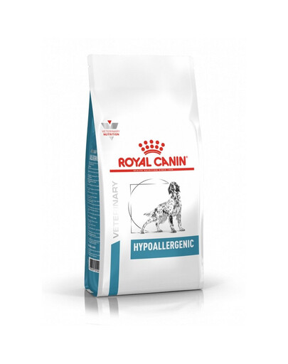 ROYAL CANIN Veterinary Dog Hypoallergenic 4x2 kg croquettes pour chiens adultes présentant des réactions indésirables à certains aliments