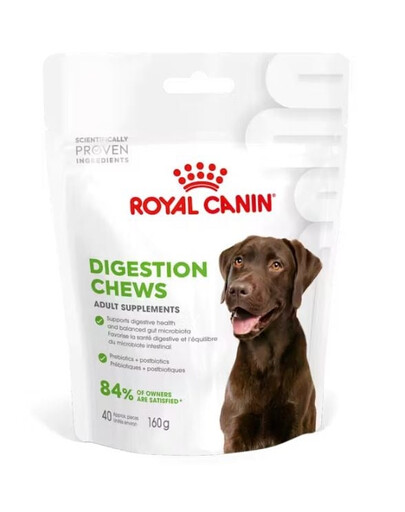 ROYAL CANIN Digestion Adult Dog Supplements 6 x 160 g : complément alimentaire favorisant une bonne digestion chez les chiens adultes