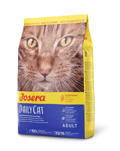 JOSERA Daily Cat 4x2 kg aliment sans céréales pour chats adultes
