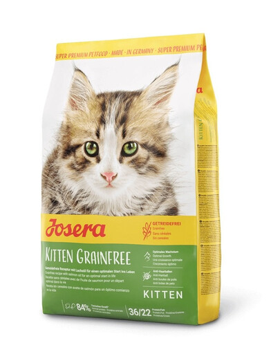 JOSERA Kitten GrainFree Croquettes pour chatons 2x2 kg
