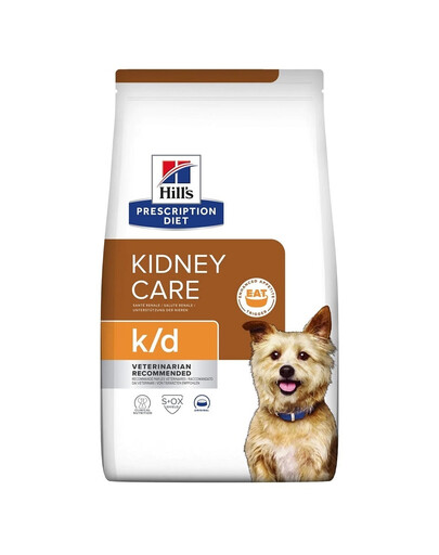 HILL'S Prescription Diet Canine k/d, aliments pour chiens souffrant de maladies rénales 2 x 1,5 kg