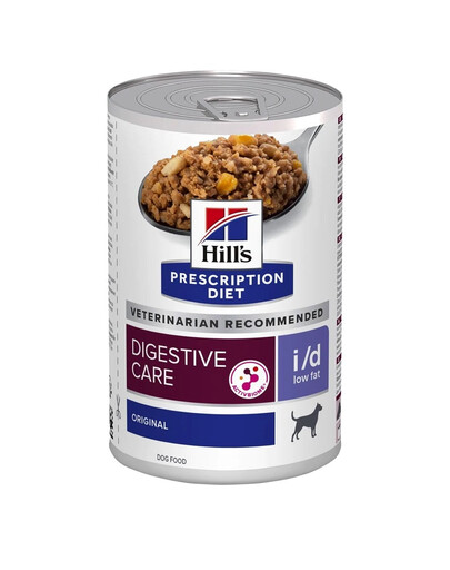 HILL'S Prescription Diet Canine i/d Low Fat nourriture pour chiens 24x360 g