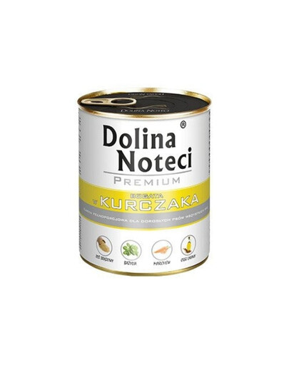 DOLINA NOTECI Mélange de saveurs Premium Riche en poulet et en oie, avec des pommes de terre 24 x 800 g