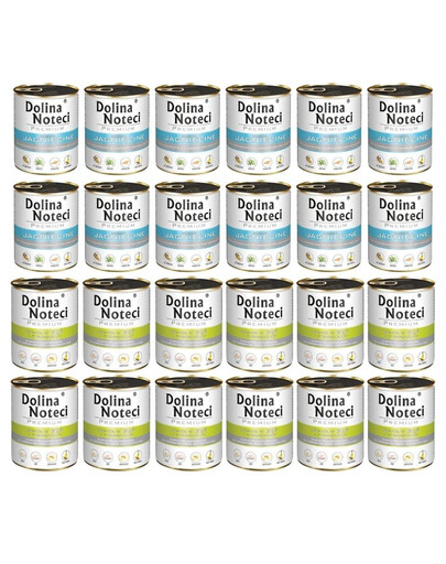 DOLINA NOTECI Mix saveurs Premium Riche en agneau et oie avec pommes de terre 24x800g