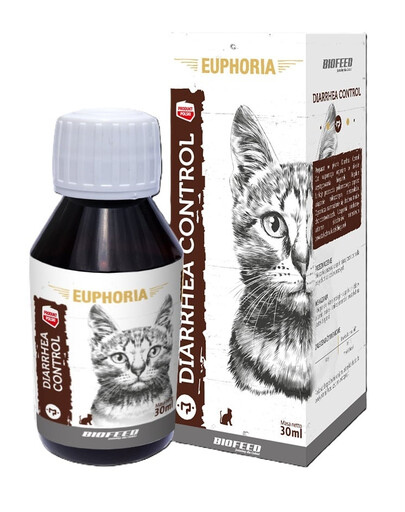 BIOFEED EUPHORIA Contrôle de la Diarrhée 30 ml préparation contre la diarrhée pour chat