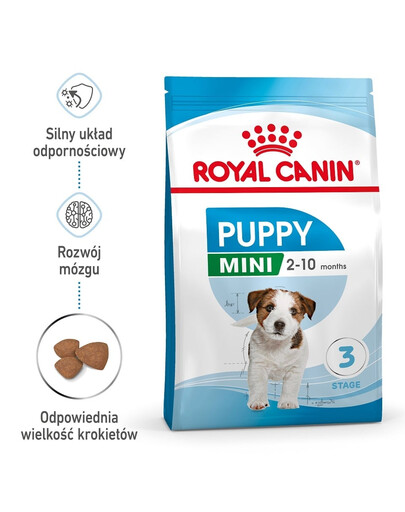 ROYAL CANIN Mini Puppy / Junior, croquettes pour chiots de 2 à 10 mois, races de petite taille, 12 x 800 g