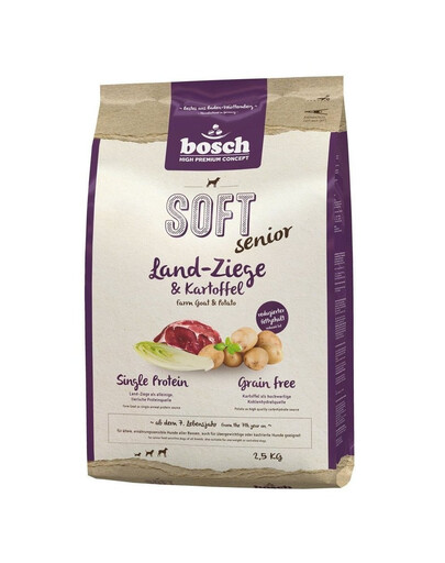 BOSCH Plus Senior Chèvre & Pomme de terre 4 x 1 kg