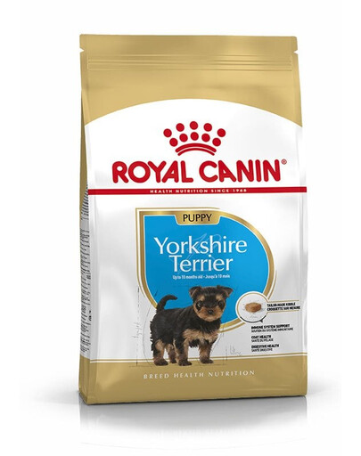 ROYAL CANIN Yorkshire Terrier Puppy Junior, croquettes pour chiots jusqu'à 10 mois, race Yorkshire Terrier, 6 x 0,5 kg