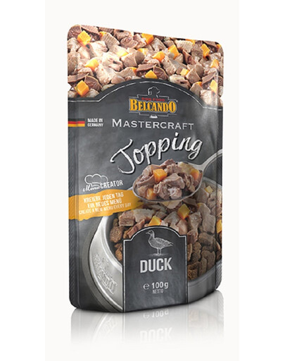 BELCANDO Mastercraft Topping Canard avec patate douce 12x100 g