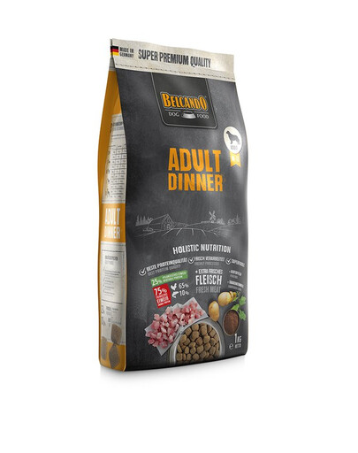 BELCANDO Adult Dinner Croquettes pour chiens à activité normale 2x1 kg