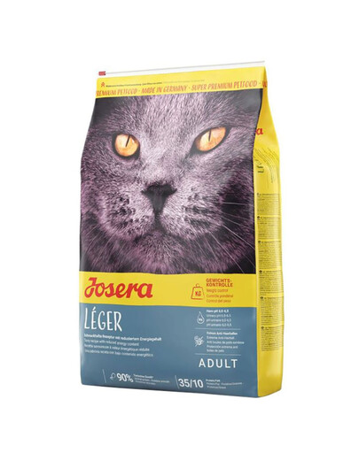 JOSERA Cat Leger pour chats peu actifs et stérilisés, 6 x 400 g