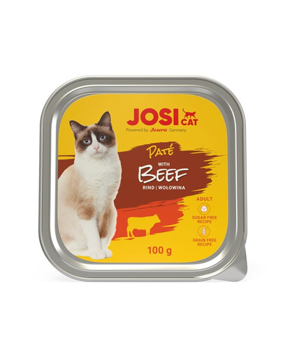 JOSERA JosiCat Pâtée au bœuf pour chat 6x100g
