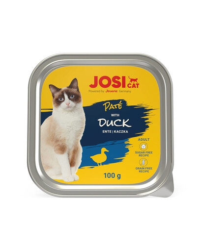 JOSERA JosiCat Pâtée à la canard pour chat 12x100g