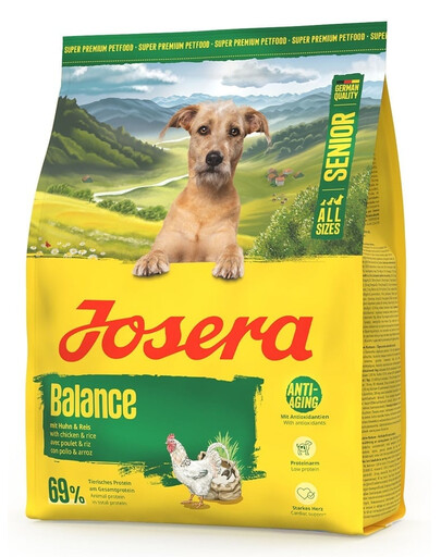 JOSERA Senior Balance 12x900g pour chiens âgés à faible teneur en matières grasses