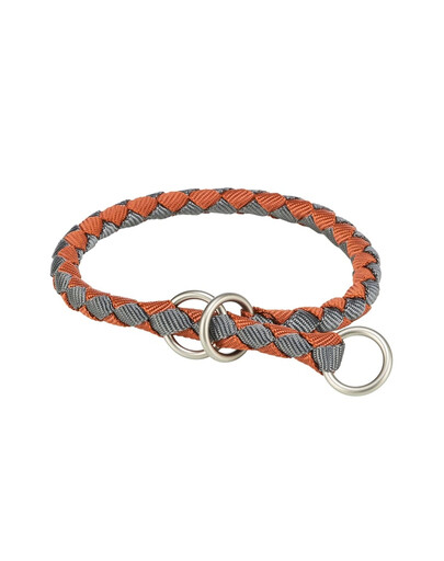 TRIXIE Cavo Collier à serrage pour chien S : 30–36 cm/o 12 mm rouille/gris