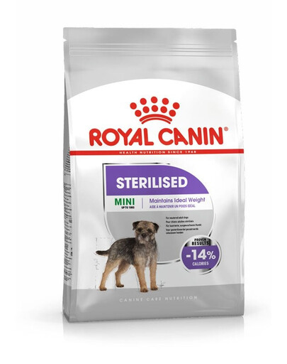 ROYAL CANIN CCN Mini Sterilised : croquettes pour chiens adultes de petite race stérilisés, 4 x 1 kg