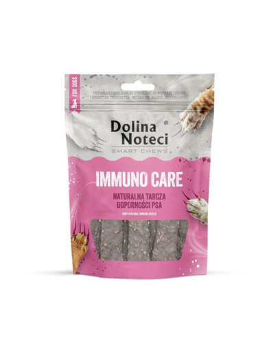 DOLINA NOTECI Smart Chews Immuno Care 100g soutien immunitaire, friandises séchées pour chien