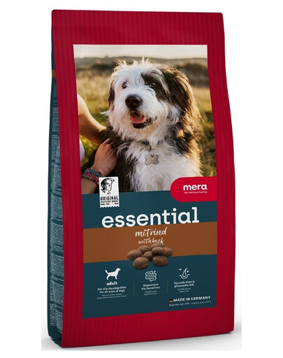 MERA Essential Adult Bœuf, croquettes pour chien 12,5 kg
